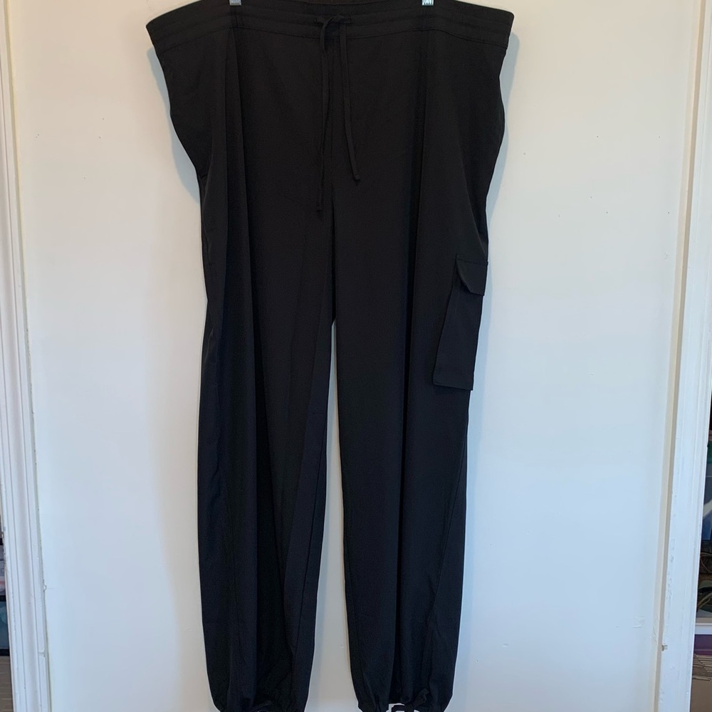 Old Navy StretchTech Quick Dry Black Pants XXL Tall